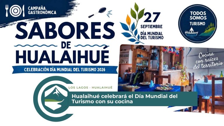 Hualaihué celebrará el Día Mundial del Turismo con su cocina